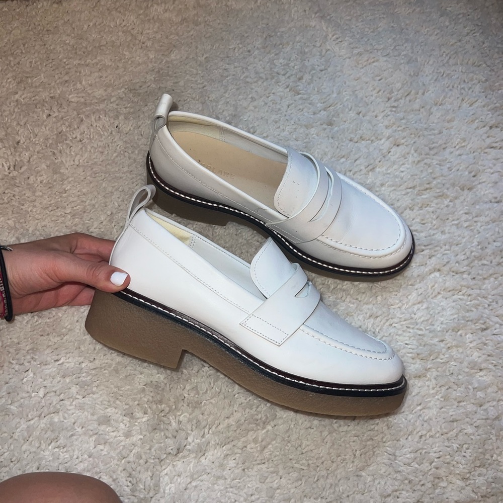 Everlane white loafer